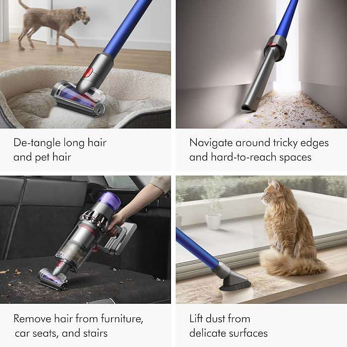 Dyson V11 Origin Cordless Vacuum, 185AW, 3 Power Modes, Up to 60 Minutes,² Deep Cleans Hard Floors and Carpets, Detangles pet Hair, Converts to Handheld - Image 4