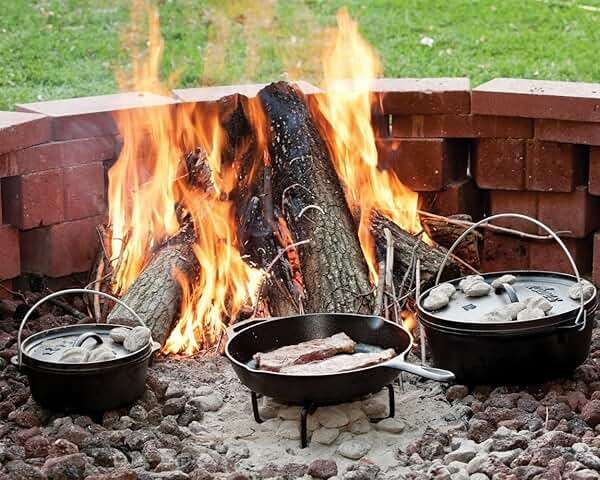 Lodge Seasoned Cast Iron Skillet 12 Inches - Quality Frying Pan for the Stove, Oven, Grill & Campfire - Includes Silicone Hot Handle Holder - Non-Toxic, Nonstick & Long-Lasting - Image 2