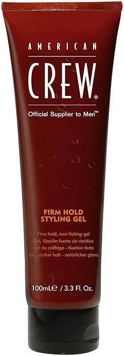 American Crew Men's Hair Styling Gel, Firm Hold, Non-Flaking, 3.3 fl oz - Image 1