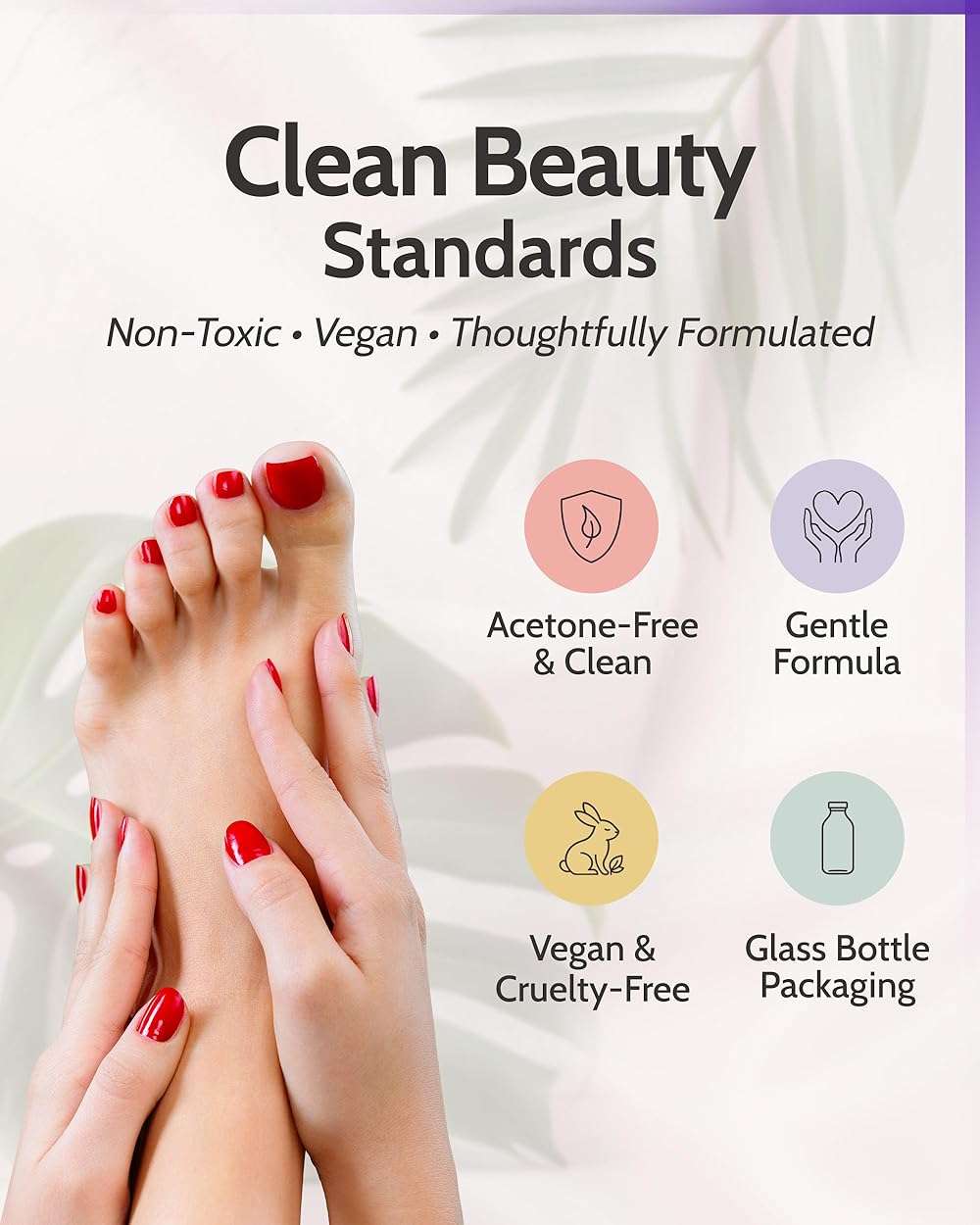 Acetone Free Nail Polish Remover with Soybean Oil & Lavender Oil - Vegan, Non-Toxic Nail Polish Remover for Nails Non Drying Liquid, 4 fl oz by Karma Organic - Image 3