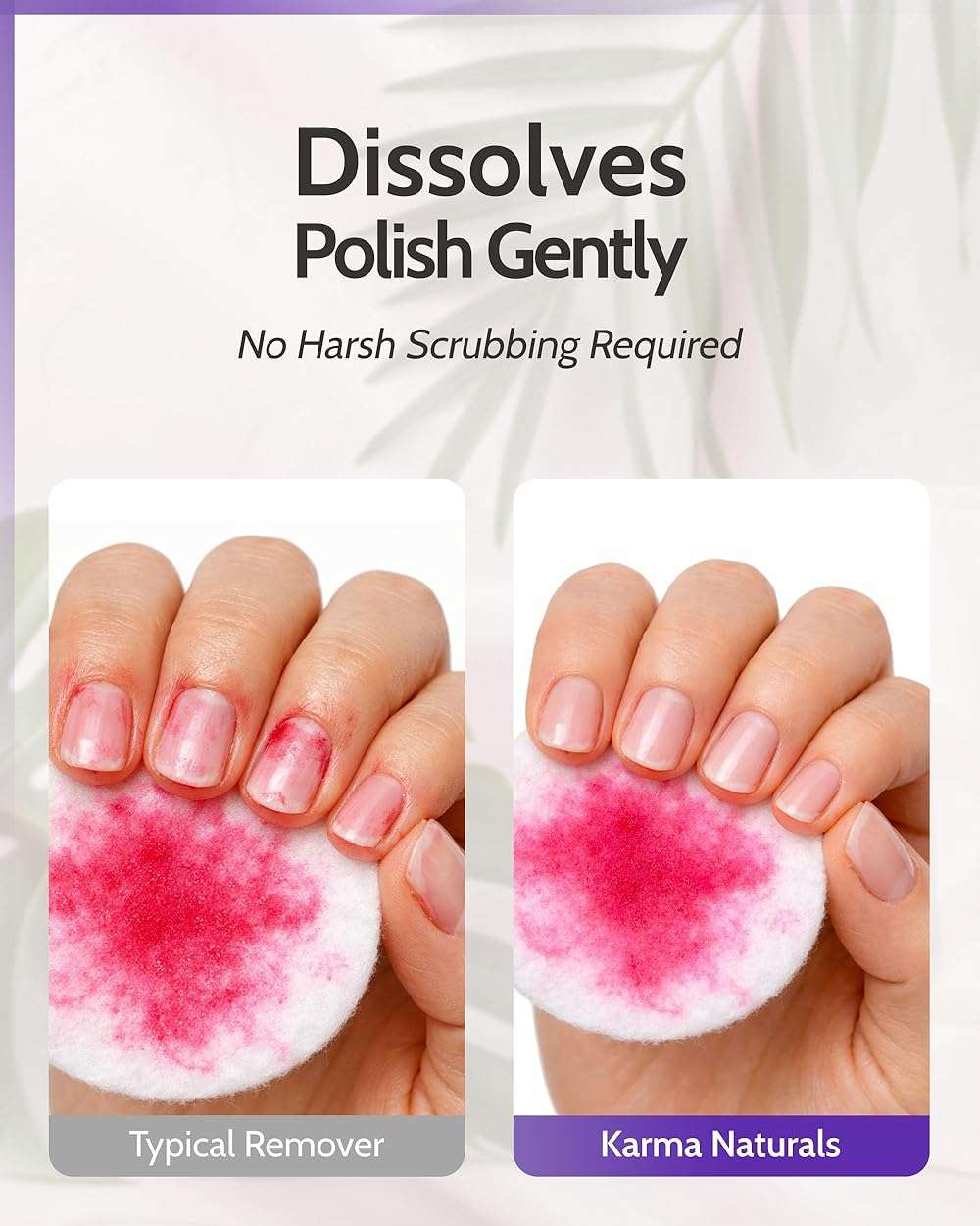Acetone Free Nail Polish Remover with Soybean Oil & Lavender Oil - Vegan, Non-Toxic Nail Polish Remover for Nails Non Drying Liquid, 4 fl oz by Karma Organic - Image 7