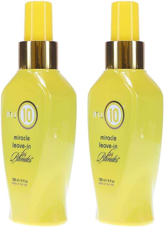 ITS A 10 by It's a 10 MIRACLE LEAVE IN PRODUCT FOR BLONDES 4 OZ (Package Of 2) - Image 2