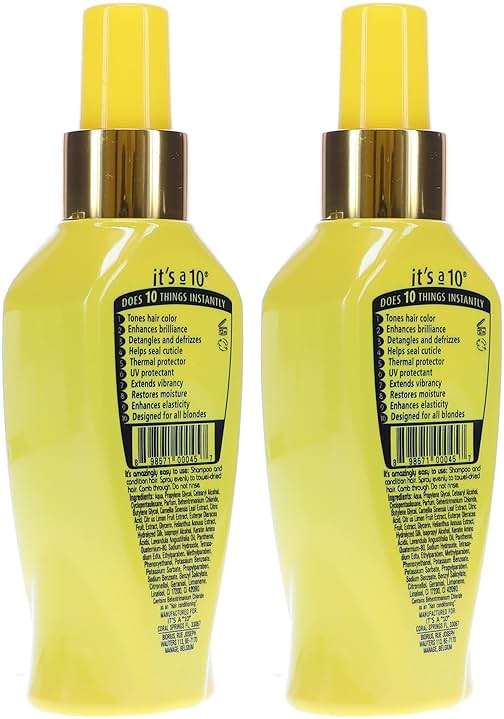 ITS A 10 by It's a 10 MIRACLE LEAVE IN PRODUCT FOR BLONDES 4 OZ (Package Of 2) - Image 3