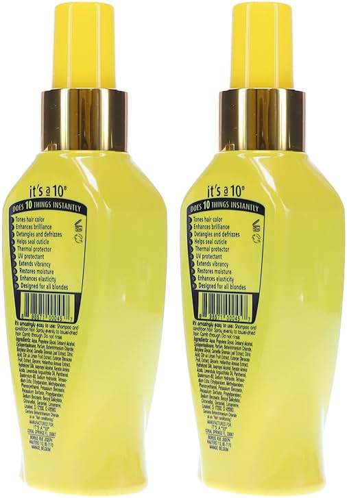 ITS A 10 by It's a 10 MIRACLE LEAVE IN PRODUCT FOR BLONDES 4 OZ (Package Of 2) - Image 5