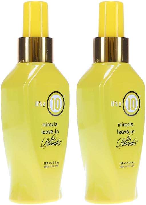 ITS A 10 by It's a 10 MIRACLE LEAVE IN PRODUCT FOR BLONDES 4 OZ (Package Of 2) - Image 6
