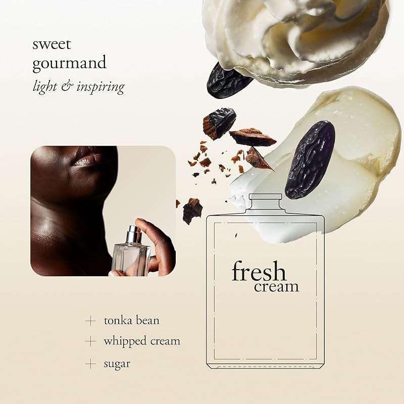 philosophy fresh cream eau de toilette - sweet & captivating women's perfume - with notes of vanilla, heliotrope & tonka bean - long lasting fragrance - Image 3