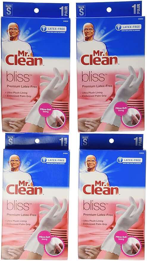 Mr. Clean Bliss Premium Latex-Free Gloves, Small, 4 Pair - Image 2