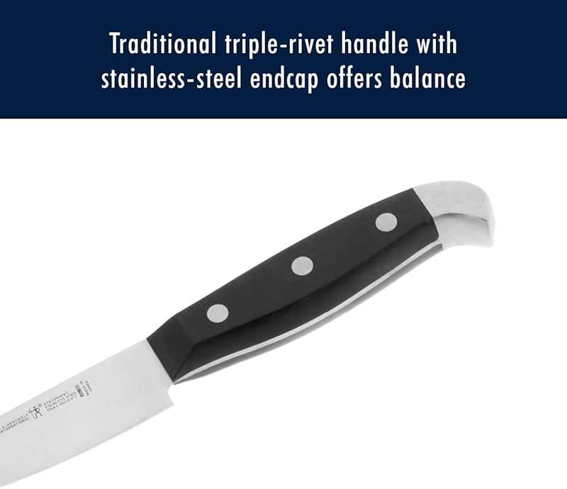 HENCKELS Statement Premium Quality 15-Piece Knife Block Set, Natural, Razor-Sharp, German Engineered Informed by 100+ Years of Mastery, Lightweight and Strong, Dishwasher Safe - Image 5