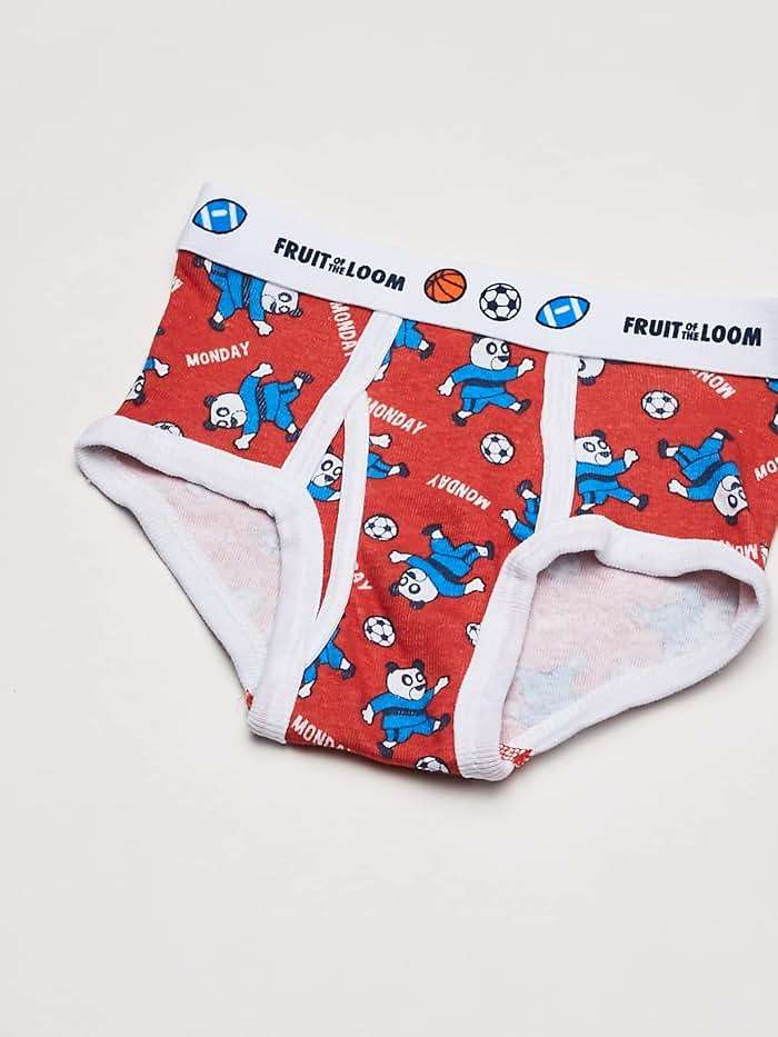 Fruit of the Loom Boys' Tag Free Cotton Briefs Underwear (Assorted Colors) - Image 3