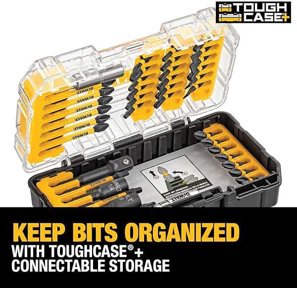 DEWALT Screwdriver Bit Set, 40 Pcs. Impact Ready, FlexTorq Impact Driver Bit Set with Storage Case (DWA2T40IR) - Image 7
