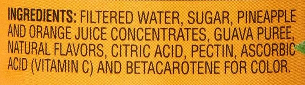 Langers Juice Cocktail, Pineapple Orange Guava, 10 Fl Oz (Pack of 12) - Image 3