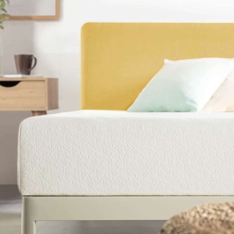 Best Price Mattress 8 inch Twin Mattress Bed-In-A-Box, Green Tea Memory Foam, White - Image 1