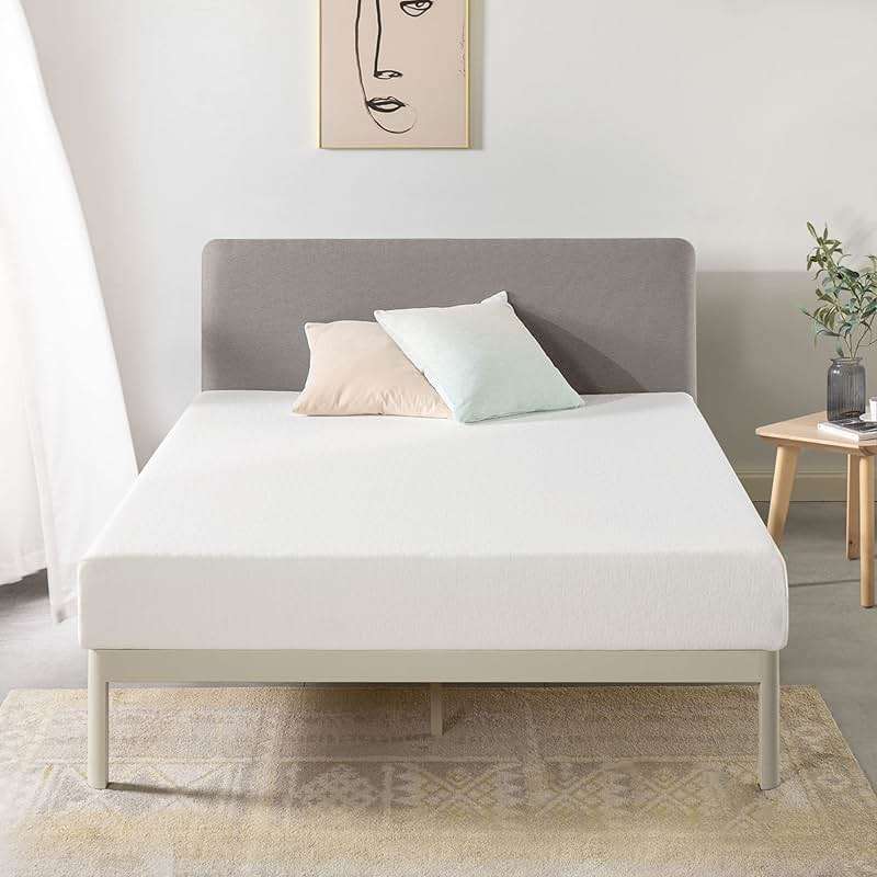 Best Price Mattress 8 inch Twin Mattress Bed-In-A-Box, Green Tea Memory Foam, White - Image 3