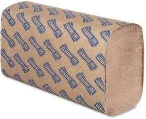 Genuine Joe GJO21040 Multifold Natural Towels (16 Packs, 250 per pack) - Image 3