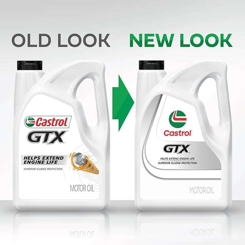 Castrol GTX 10W-30 Conventional Motor Oil, 5 Quarts - Image 4