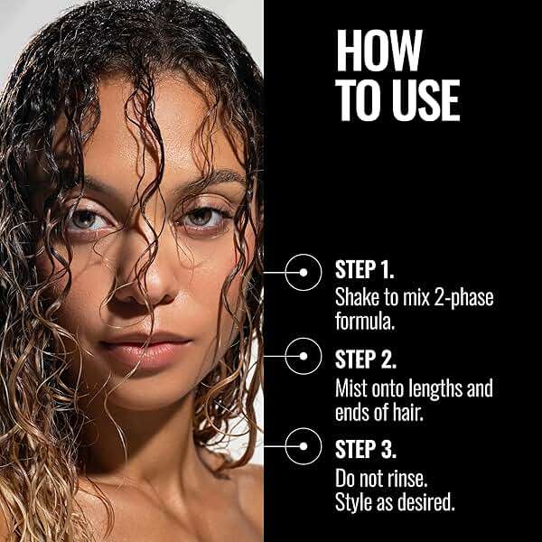 Pravana Intense Therapy Leave-In Conditioner Spray Treatment & Detangler | Instantly Detangles & Hydrates | Equalizes Hair Porosity | For All Hair Types | Strengthens & Softens Hair | 10 Fl Oz - Image 5