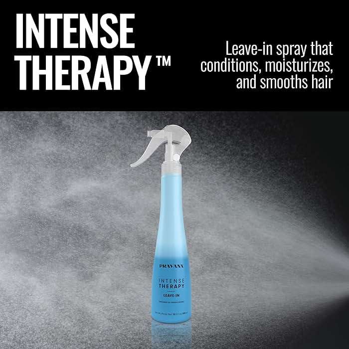 Pravana Intense Therapy Leave-In Conditioner Spray Treatment & Detangler | Instantly Detangles & Hydrates | Equalizes Hair Porosity | For All Hair Types | Strengthens & Softens Hair | 10 Fl Oz - Image 6