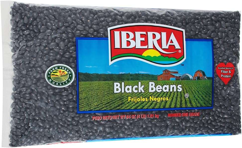 Iberia Black Beans, 4lb. - Image 1