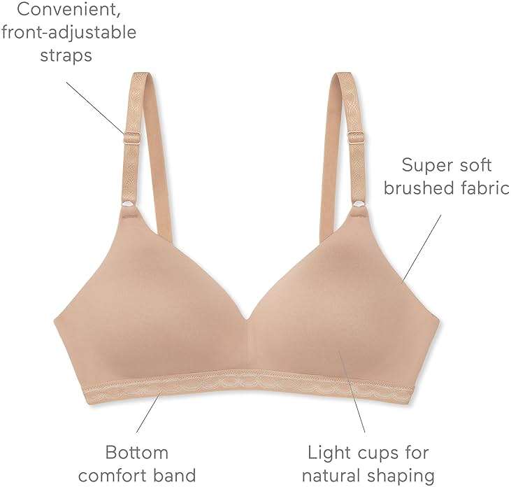 Warner's Womens Women's Cloud 9® Super Soft Wireless Lightly Lined Comfort Bra 1269 - Image 5