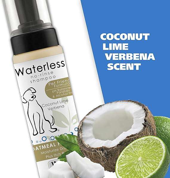 Wahl USA Pet Friendly Waterless No Rinse Shampoo for Animals - Coconut Lime Verbena Scent – Oatmeal Formula Cleans, Conditions, Detangles & Moisturizes Dogs Fur – 7.1 Oz - Model 820015A - Image 6