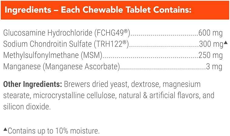 Nutramax Cosequin for Dogs Joint Health Supplement, Contains Glucosamine for Dogs, Plus Chondroitin and MSM, Supports Healthy Joints, Chewable Tablets, 250 Count - Image 7