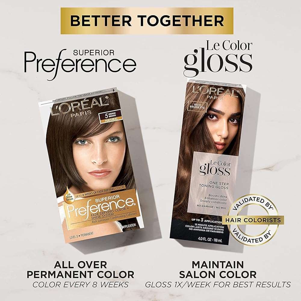 L'Oreal Superior Preference - 5 Medium Brown (Natural) 1 Each (Pack of 4) - Image 7
