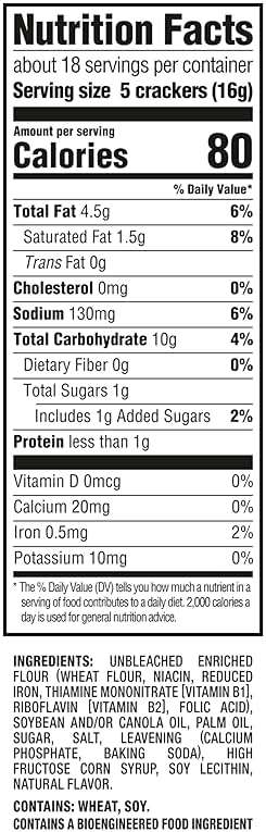 RITZ Original Crackers, Snacks for Kids and Adults, Bulk Lunch Snacks, 6 - 10.3 oz Boxes - Image 2