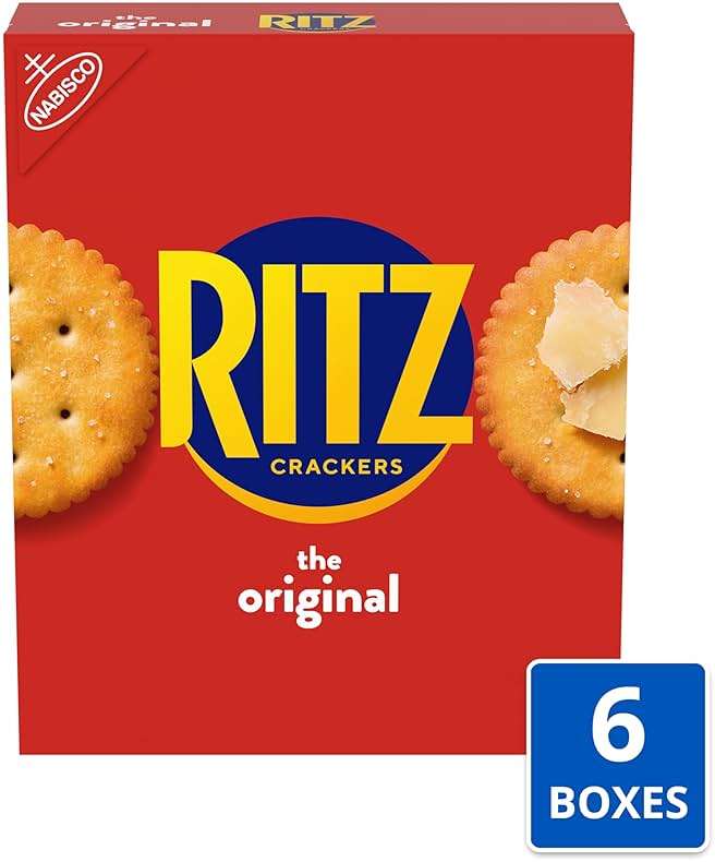 RITZ Original Crackers, Snacks for Kids and Adults, Bulk Lunch Snacks, 6 - 10.3 oz Boxes - Image 4