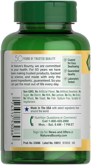Nature's Bounty Magnesium 500 mg Tablets, High Potency Magnesium Supplement for Bone & Muscle Health, Whole Body Support, 200 Count (Pack of 1) - Image 8