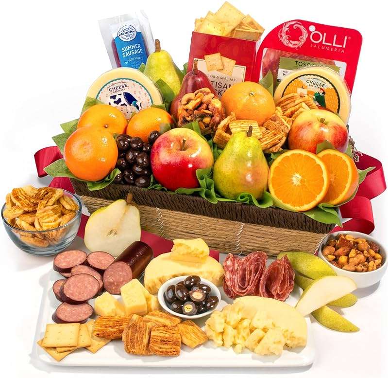 A Gift Inside Sweet & Savory Farmstead Fruit Basket - Image 1