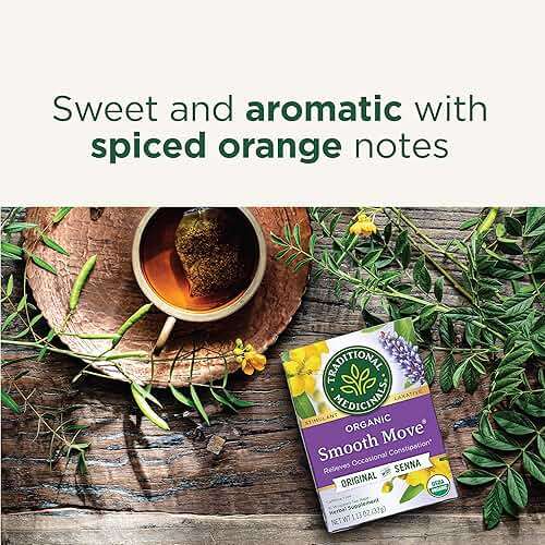 Traditional Medicinals Organic Smooth Move Laxative Tea, 16 Tea Bags (Pack of 1) - Image 4