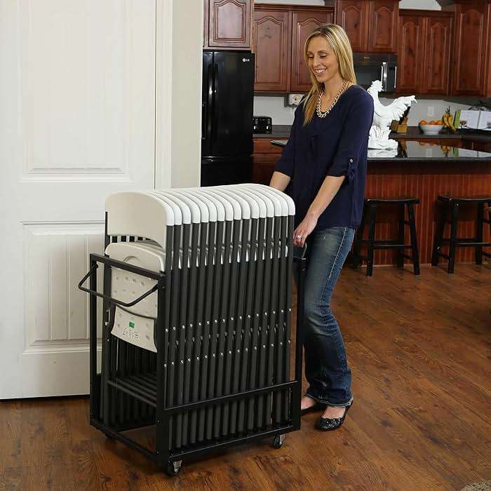 Lifetime 80279 Rolling Essential Chair Cart - Image 9
