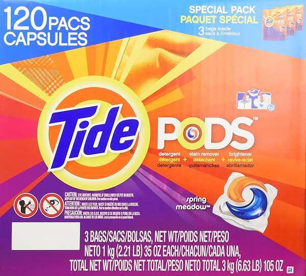 Tide Pods (Spring Meadow) - 132 Count - Image 1