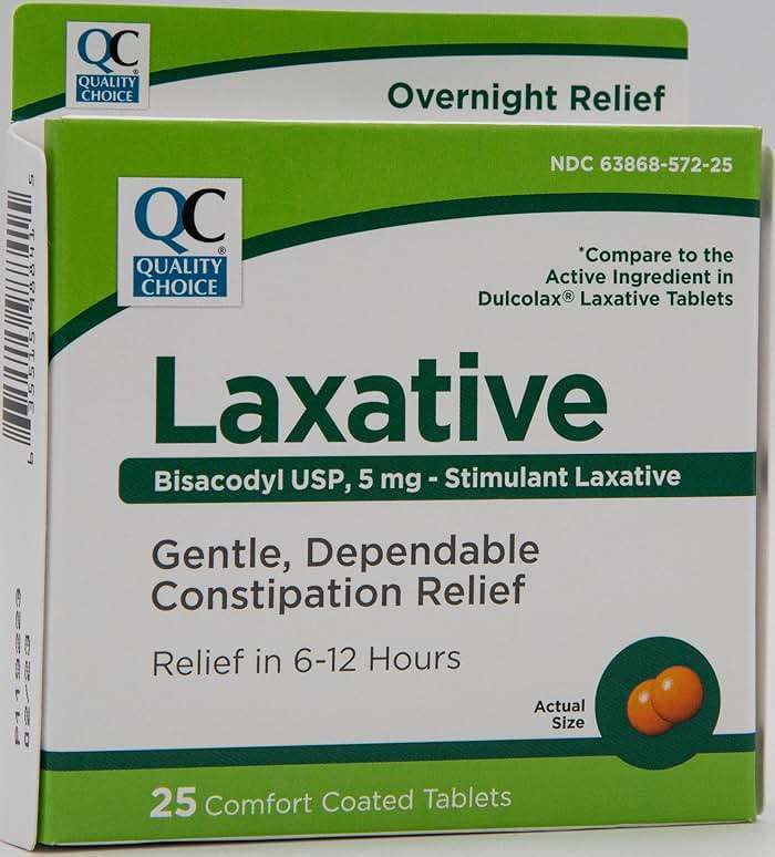 Quality Choice Laxatives for Constipation Relief - Bisacodyl 5mg Tablets, Comfort Coated Stimulant Laxative. Overnight Relief, 25 Count. for Occasional Constipation and Irregularity. - Image 5