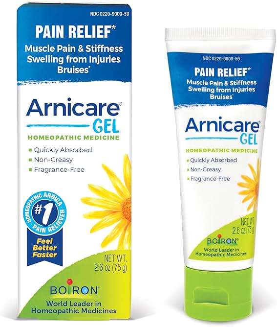 Boiron Arnicare Gel for Relief of Joint Pain, Muscle Pain, Muscle Soreness, and Swelling from Bruises or Injury - Non-greasy and Fragrance-Free - 2.6 oz - Image 1