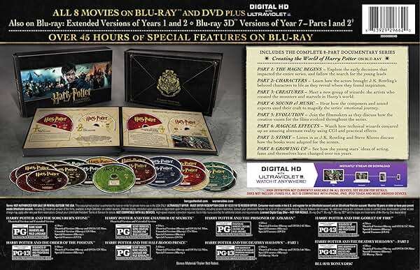 Harry Potter Hogwarts Collection (Blu-ray + DVD) - Image 2