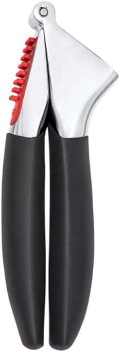 OXO Good Grips Heavy Duty Garlic Press, Die-Cast Zinc, Black - Image 1