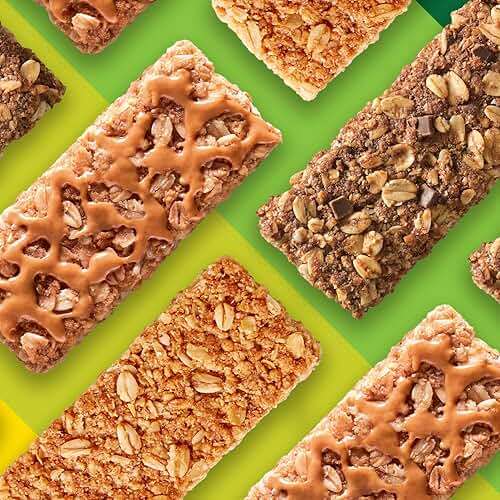 Nature Valley Crunchy Granola Bars Bulk Variety Pack, Oats 'n Honey, Peanut Butter & Oats 'n Dark Chocolate, 30 Two-Bar Wrapped Pouches (60 Bars Total), Whole Grain, No Artificial Flavors, 44.7 OZ - Image 5