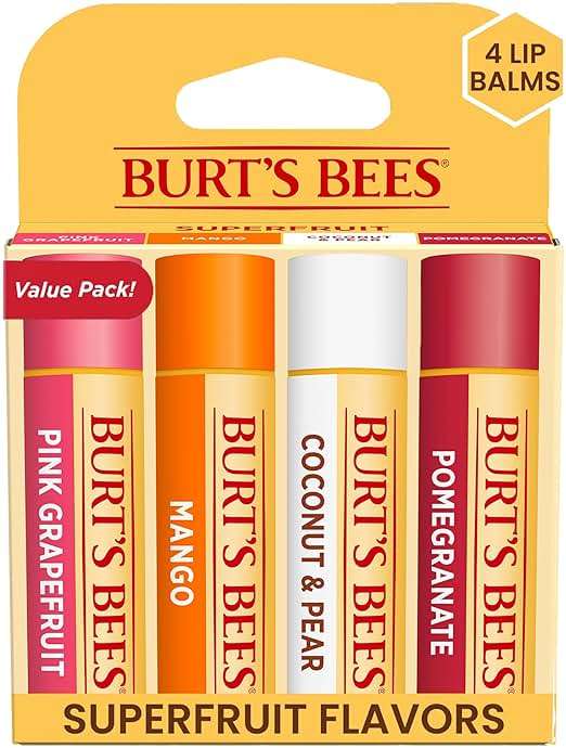Burt's Bees 100% Natural Moisturizing Lip Balm (Superfruit) - Image 1