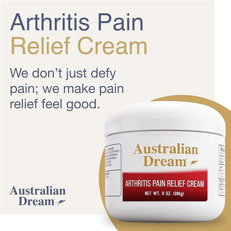 Australian Dream Arthritis Pain Relief Cream - Soothing & Non-Greasy - Powerful Topical Arthritis Pain Relief - Good for Muscle Aches or Joints - 9 oz Jar - Image 3