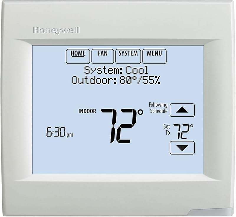 Honeywell TH8320R1003 Honeywell VisionPro Heat/Cool Digital Thermostat, White - Image 5