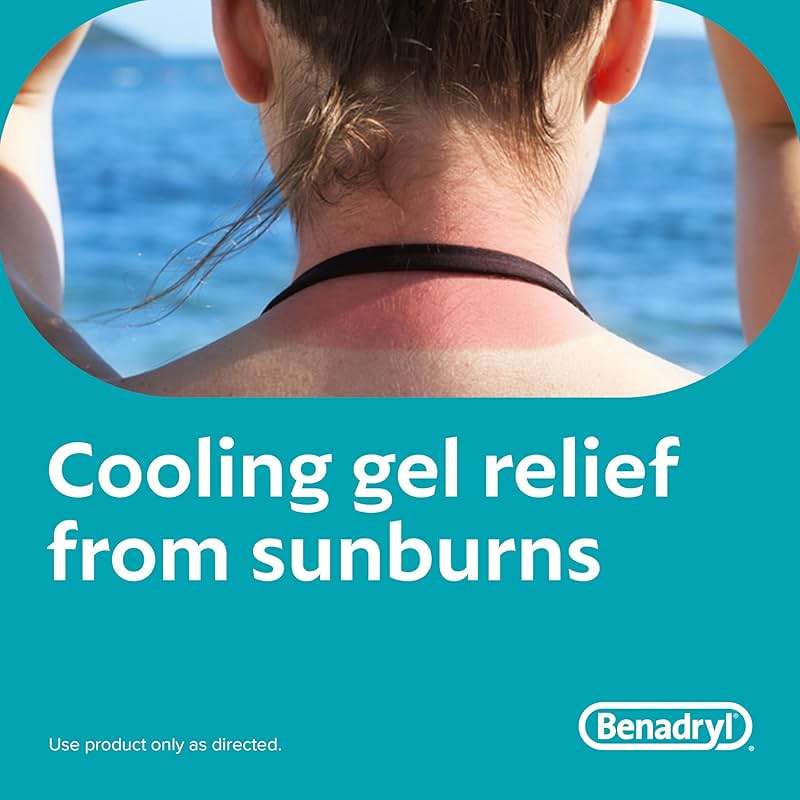 Benadryl Topical Itch Relief Gel, Extra Strength, Contains 2% Diphenhydramine HCl, Soothing Relief from Scrapes, Insect Bites, Sunburn and More, Great for Outdoors, 3.5 fl oz - Image 7