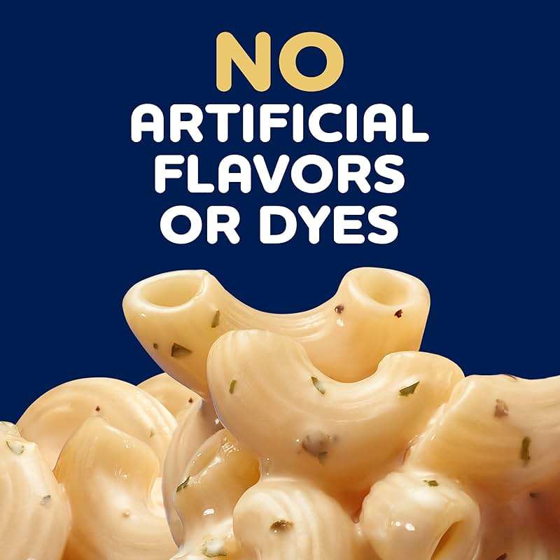 Kraft Deluxe Mac and Cheese, 1 Box, for Easy Dinner or Dinner Sides, White Cheddar and Garlic and Herbs, No Artificial Flavors or Dyes, 11.9 oz - Image 5