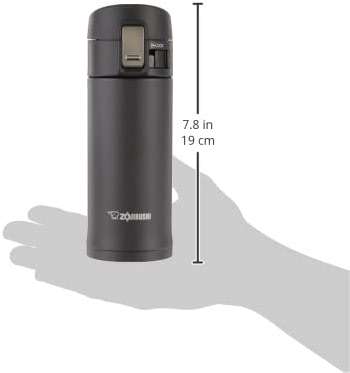 Zojirushi 0.36-Liter Stainless Steel Travel Mug, 12-Ounce, Black - Image 2