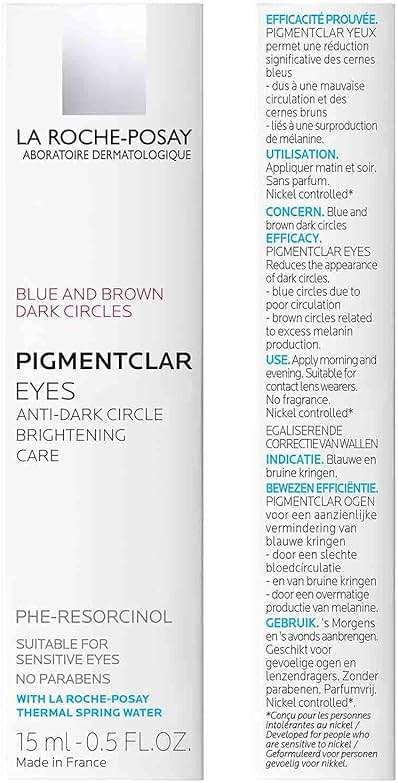 La Roche-Posay Pigmentclar Dark Circles Eye Cream with Caffeine, Brightens Under Eye Area and Targets Dark Circles - Image 2