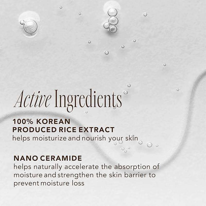 THE FACE SHOP Rice Ceramide Moisturizing Toner, Hydrating with Rice Water, Targets Dryness, Strengthens Skin Barrier, Lightweight, Korean Skin Care, 5.0 fl. oz. - Image 3