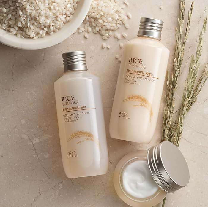 THE FACE SHOP Rice Ceramide Moisturizing Toner, Hydrating with Rice Water, Targets Dryness, Strengthens Skin Barrier, Lightweight, Korean Skin Care, 5.0 fl. oz. - Image 7