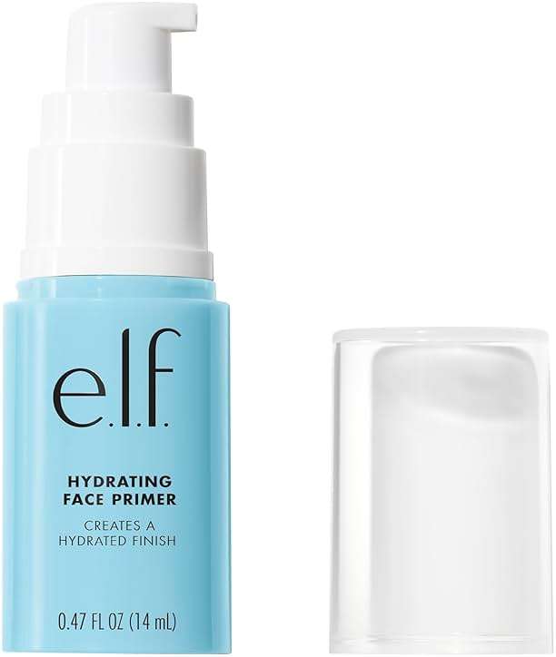 e.l.f. Hydrating Face Primer, Moisturizing Makeup Base, Smooths Pores & Fine Lines, Long-Lasting Wear, Preps Skin for Foundation Application, Small - Image 6