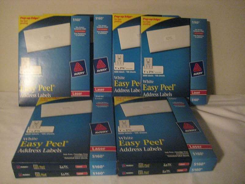 Avery Easy Peel Laser Address Labels, 1 x 2-5/8, White, 3000 per-box; 24,000 Lables (8 pack) - Image 4