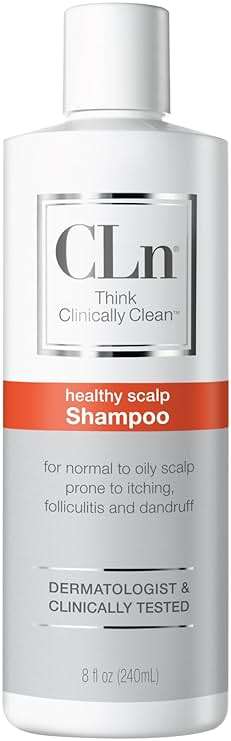 CLn® Shampoo - Clarifying Formula with Salicylic Acid, For Normal to Oily Scalp Prone to Folliculitis, Dandruff, Itchy & Flaky Scalp, Fragrance-Free & Paraben-Free, 8 fl. oz. - Image 1